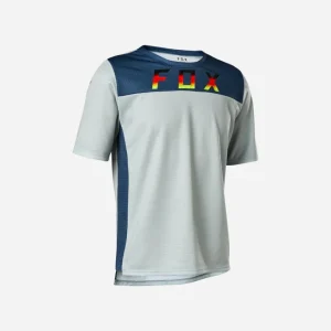 Maillot manches courtes enfant Fox Racing Defend Édition Spéciale - Gris
